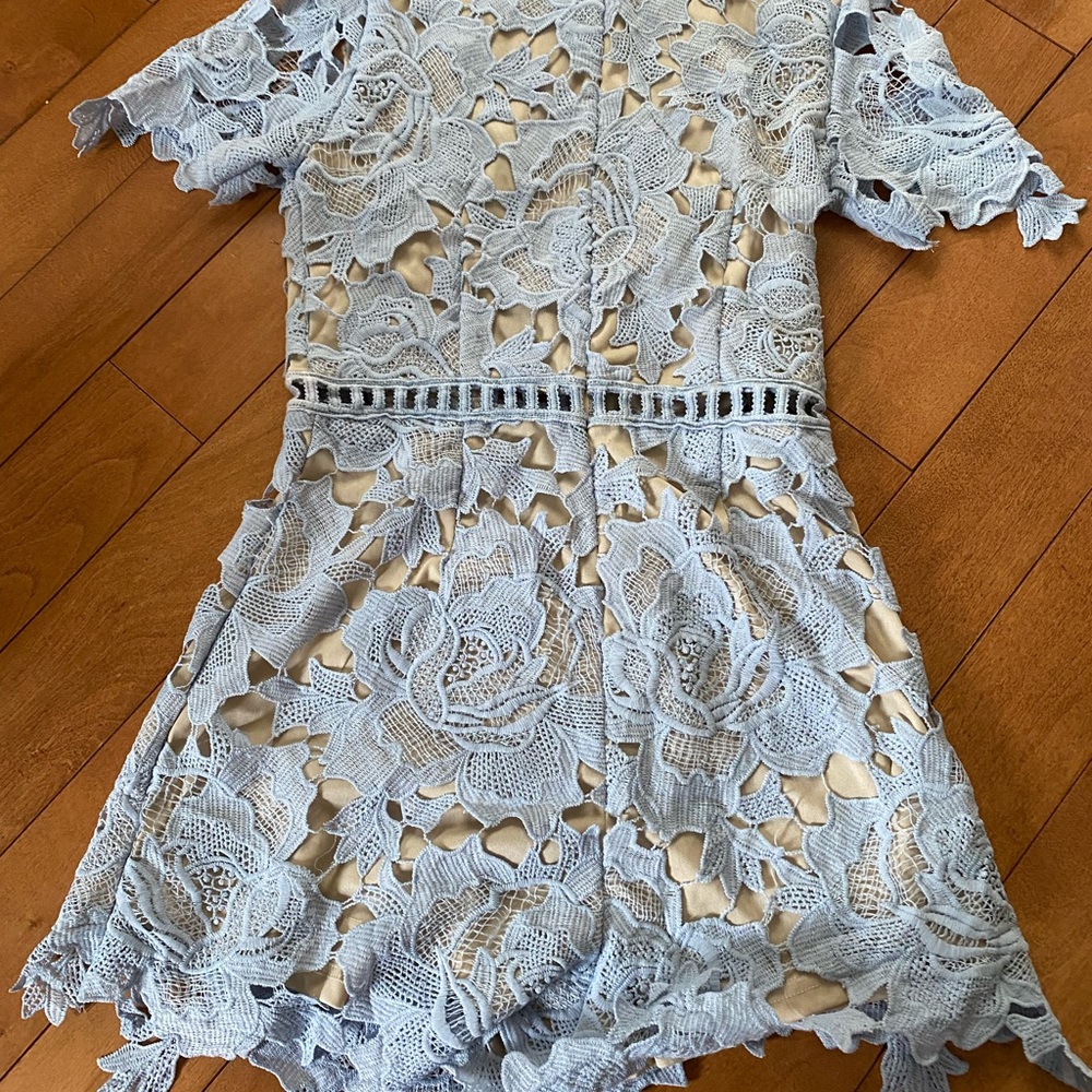 MISSGUIDED - BRAND NEW Baby Blue Romper - Picture 6 of 6